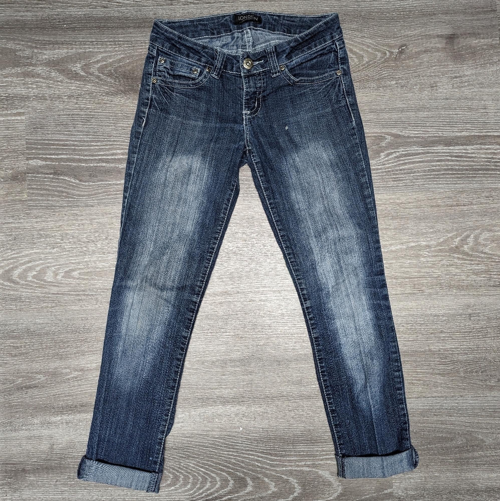 LONDON | low rise skinny cuffs